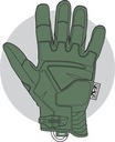 Taktické rukavice MECHANIX M-PACT 2 Black veľ. XL Model m-pact
