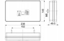 2X ФАРА КОМБІНОВАНА ЗАДНЯ STRADA LED (СВІТЛОДІОД) NEON  (18151874571) фото min 11
