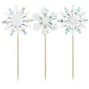 СНЕЖИНКА КУПИКЕРЫ на РОЖДЕСТВО серебро x3