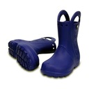 Детские темно-синие резиновые сапоги Crocs Kids Handle It Rain Boot 12803 navy 27-28