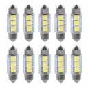 10 ШТУК 36 MM 12 V 3 SMD 5050 LED (СВІТЛОДІОД) FESTOON DOME  (17880701585) фото min 12