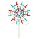 3D Красочная вращающаяся ветряная мельница Ручная вертушка с плавным ветром Подсолнух