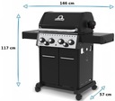 Grill Gazowy Broil King Crown 490 Grill Ogrodowy Moc 11,4 KW GRATIS