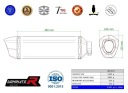 TUAREG 660 2021 - 2023 СИСТЕМА ВИПУСКНИЙ ГЛУШНИК HP6 DOMINATOR  фото 6