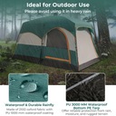 Namiot kempingowy dla 6 osób 2 pokoje Podwójny namiot do spania Rodzaj turystyczne