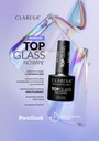 Gél lak CLARESA Top Glass No Wipe 5ml Farba bezfarebná