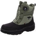 ДЕТСКИЕ СНЕЖНЫЕ БОТИНКИ «КЕНГУРУ» ХАКИ С ЛОГОТИПОМ 31 2SLE