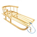 ДЕРЕВЯННЫЕ САНКИ СО СПИНКОЙ ТРАДИЦИОННЫЕ БУКОВЫЕ Сани ДЕТСКИЕ + БЕСПЛАТНО