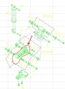 КРІПЛЕННЯ КРІПЛЕННЯ КОНИК АМОРТИЗАТОРУ QUADA ACCESS LUCKY STAR 250/300/400CC  (17417455124) фото min 4