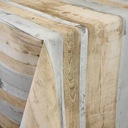 Клеенка ДОСКА бежевый серый РЕМЕНЬ как скатерть ТЕКСТИЛЬ