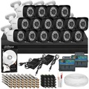 НАБОР МОНИТОРИНГА ИЗ 16 ТУБИЧНЫХ КАМЕР FullHD