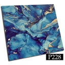 Самоклеящаяся плитка ПВХ 15см Синий мрамор