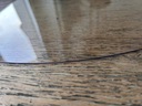 Защитный коврик под стул из поликарбоната, круглый, 80 см, 1 мм, ПРОЗРАЧНЫЙ