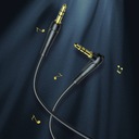 Kabel 1m Audio AUX minijack 3.5mm - minijack 3.5mm KAKU KSC-521 czarny Długość kabla 1 m