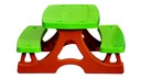 Садовый СТОЛИК для детей со скамейками, набор для пикника Mochtoys 10722