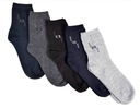 5x ponožky pánske bavlnené ponožky 40-43 MIX Dominujúci vzor zmiešané vzory