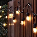 Садовая гирлянда, 5 м + 6 светодиодных ламп, 1 Вт, водонепроницаемая для наружного применения