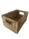 ПЛЕТЕНАЯ КОРЗИНА - МОРСКАЯ ТРАВА - 30X20X15