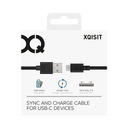 Xqisit kabel Charge & Sync USB A -USB C 3.0m czarny/black 31298 Marka Xqisit