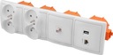F Настенная розетка USB RJ 230 В для подачи питания на терминал