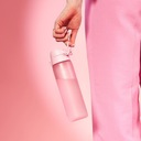 Розовая бутылка для воды для девочек, школьная, дошкольная, спортивная, сертификат ION8, 0,5 л.