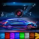 AMBIENTOWE ЛАМПОЧКИ АВТОМОБИЛЬНЫЙ RGB 48 СВЕТОДИОДНЫЕ REAGUJACE NA MUZYKE 12V  фото 9