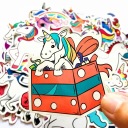 Наклейки бомбочки наклейки MIX SINGLE HORSE 50шт