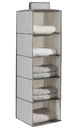 ПОДВЕСНОЙ ОРГАНАЙЗЕР ДЛЯ ШКАФА НА 5 ПОЛОК КНИЖНЫЙ ШКАФ OLIWIA 30X30X100CM