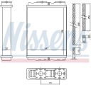 NISSENS 72050 ÉCHANGEUR DE CHALEUR CHAUFFAGE INTÉRIEURphoto 14
