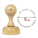 Stempel pieczątka LOGO TEKST rysunek decoupage Ex libris Exlibris + PROJEKT