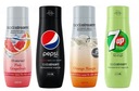 Сиропы Soda Stream БЕЗ САХАРА PEPSI 7UP FRUITS 4x