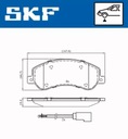 SKF PADS BRAKE VKBP 80091 E photo 2 - milautoparts-fr.ukrlive.com