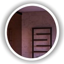 КРУГЛОЕ ЗЕРКАЛО ДЛЯ ВАННОЙ FI 80см, С ПОДСВЕТКОЙ