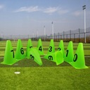 10x Tréningový stolný futbal Univerzálna prax Model Marker treningowy do piłki nożnej Wiadra do