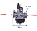 КАРБЮРАТОР PHBG19 AM6 APRILIA RIEJU YAMAHA PEUGEOT MBK  (12372989172) фото min 6