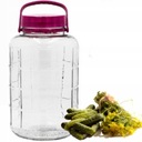 СТЕКЛЯННАЯ БАНКА 10Л БАНКА С РУЧКОЙ ДЛЯ ЗАГОТОВОК ОГУРЦ