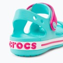 Sandały dziecięce Crocs Crockband Kids pink 24-25 Rodzaj zapięcia Rzepy