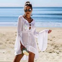 Letné šaty na pláž s čipkou boho paho pareo Dominujúci materiál polyester