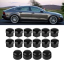 20 ШТУК АВТО КРИШКИ NAKRETEK 17MM DO СТУПИЦІ КОЛЕСА ЗАХИСТ БОЛТІВ ANTI THEFT ЧОРНИЙ  (18225602439) фото min 8