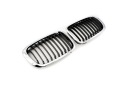 GRILLE GRILLES SEULE CHROMÉE NOIR COURROIES BMW 3 E46 51138208490photo 12