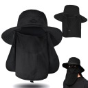 РЫБАЛОЧНАЯ ШЛЯПА С ЗАЩИТОЙ ШИРОКИЕ ПОЛЯ ДЫШАЩАЯ ЗАЩИТА от УФ-излучения