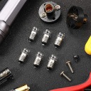 5 ШТ. ЧОРНИЙ ПАТРОН ДЛЯ ЛАМПИ E10 ДЛЯ ОБЛАДНАННЯ З ФІЗИЧНИХ ЕКСПЕРИМЕНТІВ