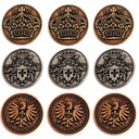 НАБОР ИЗ 9 МОНЕТ IMPERIAL METAL LARP RPG