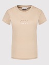 T-shirt logo Calvin Klein XS Dekolt okrągły