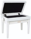 ROLAND RPB-400 БЕЛАЯ СКАМЬЯ ДЛЯ ПИАНИНО С МЕСТАМИ ДЛЯ ХРАНЕНИЯ