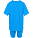 Súprava bavlnené tričko + krátke legíny SPIREL unisize Dominujúca farba modrá