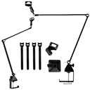 ПОДСТАВКА ДЛЯ МИКРОФОНА НАСТОЛЬНАЯ РУЧКА СТРЕЛКА 80 СМ НАГРУЗКА ДО 2 КГ