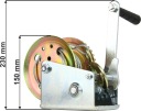 WCIAGARKA WYCIAGARKA РУЧНИЙ ШАТУНА 454KG ТРОС 4,5MM 10M  (18398996721) фото min 6