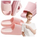 KLAPKI DAMSKIE PIANKOWE NA PLAŻĘ BASEN LEKKIE BUTY NA LATO KAPCIE PO DOMU