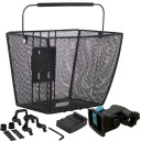 БОЛЬШАЯ МЕТАЛЛИЧЕСКАЯ КОРЗИНА ДЛЯ ВЕЛОСИПЕДА ДЛЯ РУЛЯ CLICK ДЛЯ ВЕЛОСИПЕДА 21 Л